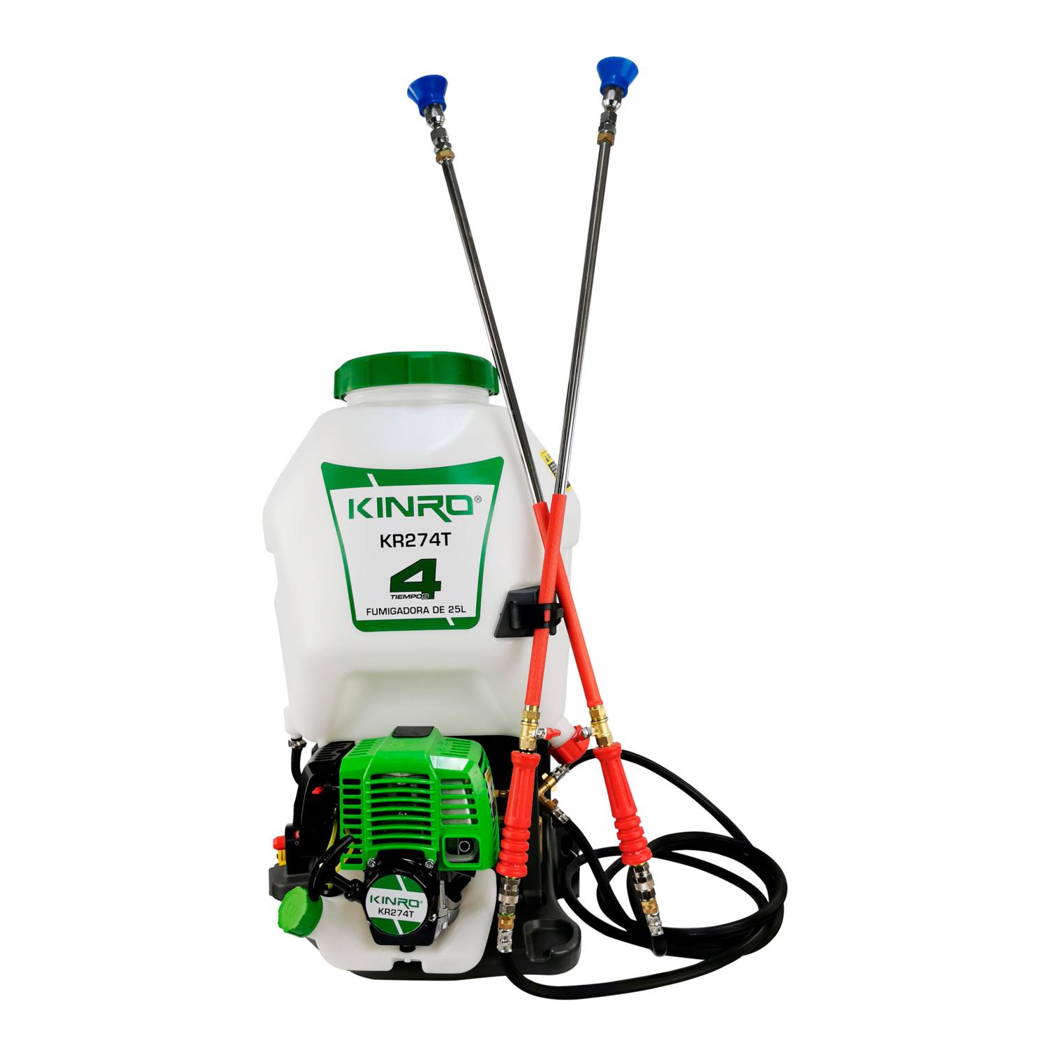 Kinro KR274T Aspersora con motor 4 tiempos 25 cc 1 Hp 25 litros