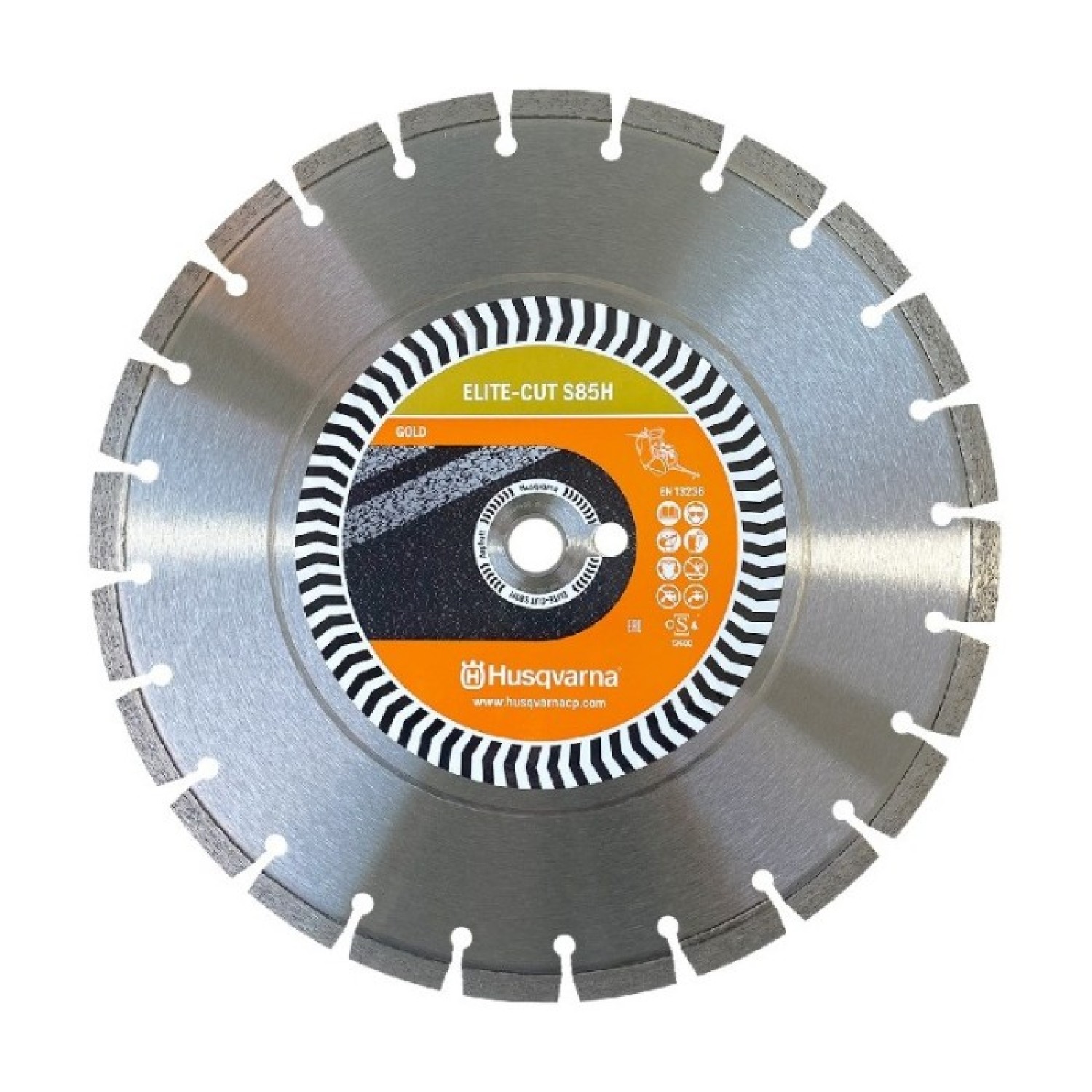 Husqvarna 592891400 S85H Disco diamantado segmentado para corte de concreto 14" Elite Cut