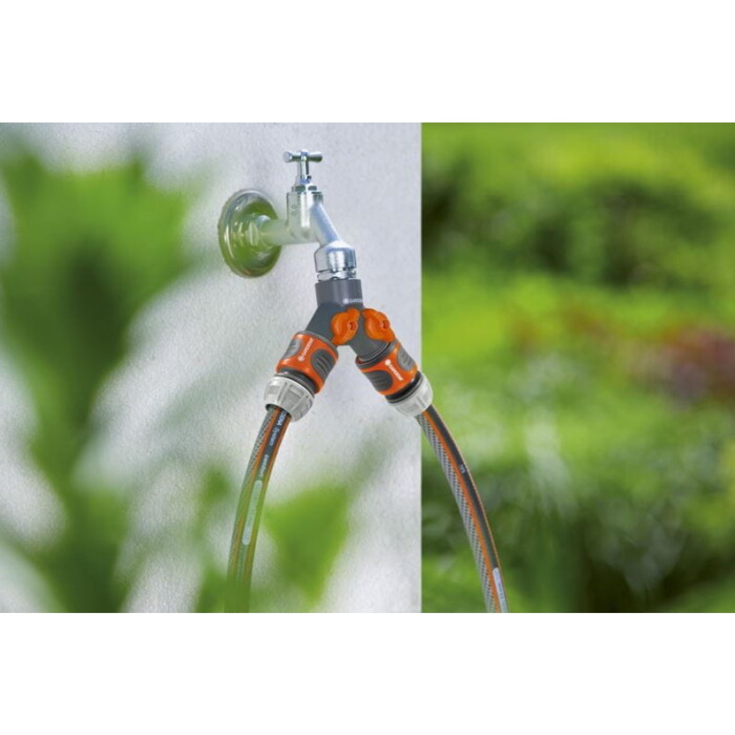 Gardena 938-20 distribuidor dos vías Twin-tap tipo Y