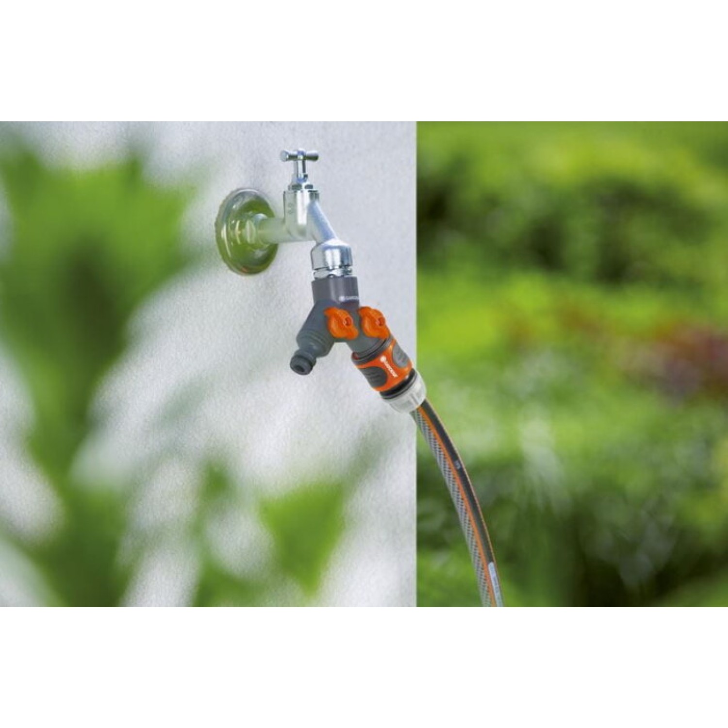 Gardena 938-20 distribuidor dos vías Twin-tap tipo Y