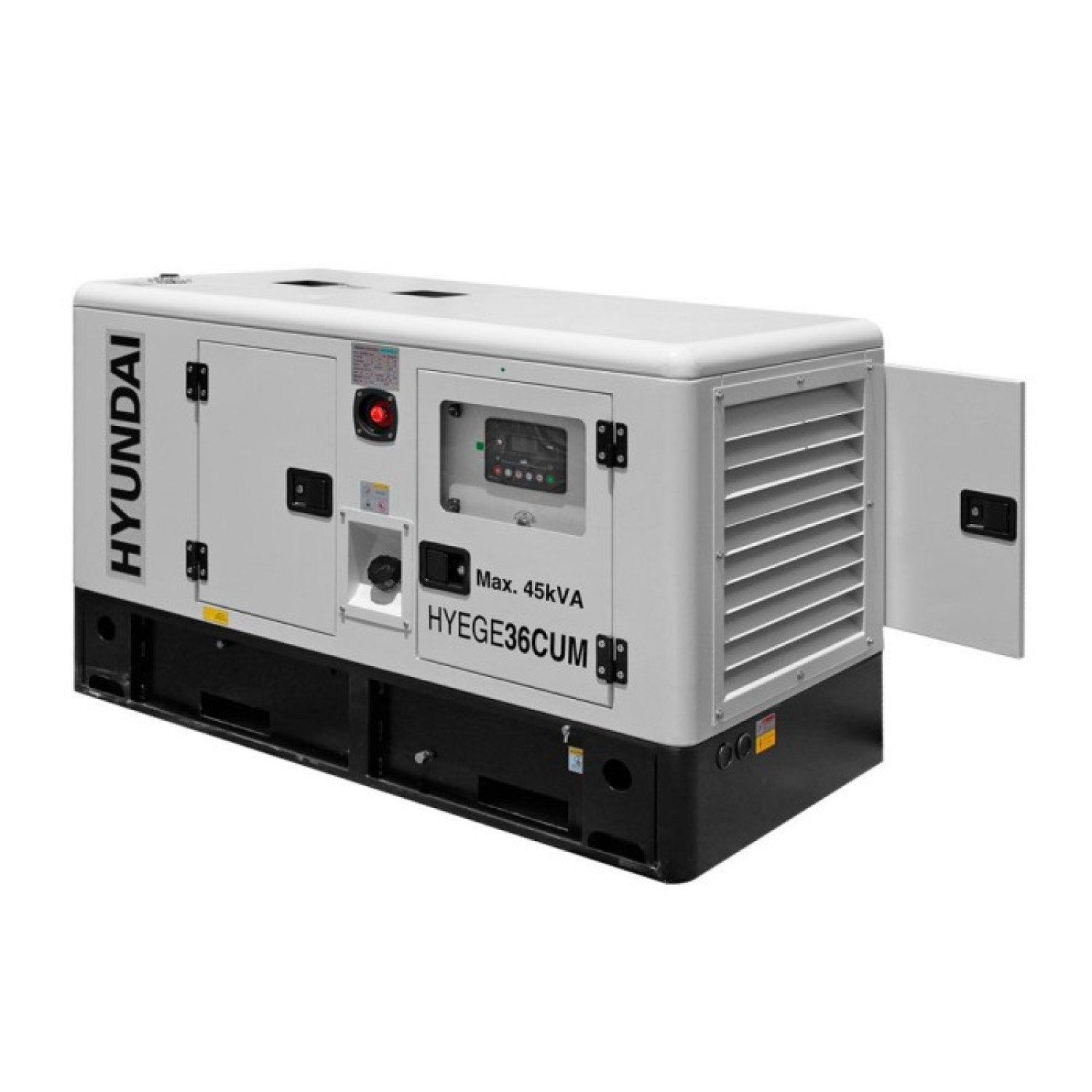 Hyundai HYEGE36CUM Generador estacionario Trifásico 120/220V  36Kw/45Kva motor Cummins