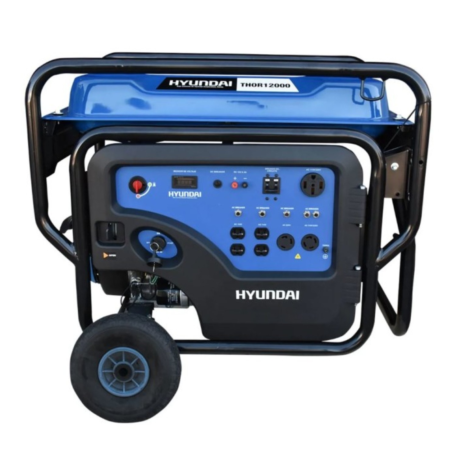 Hyundai THOR12000 Generador con motor a gasolina 22 Hp 11500 Watts 112/220 Volts