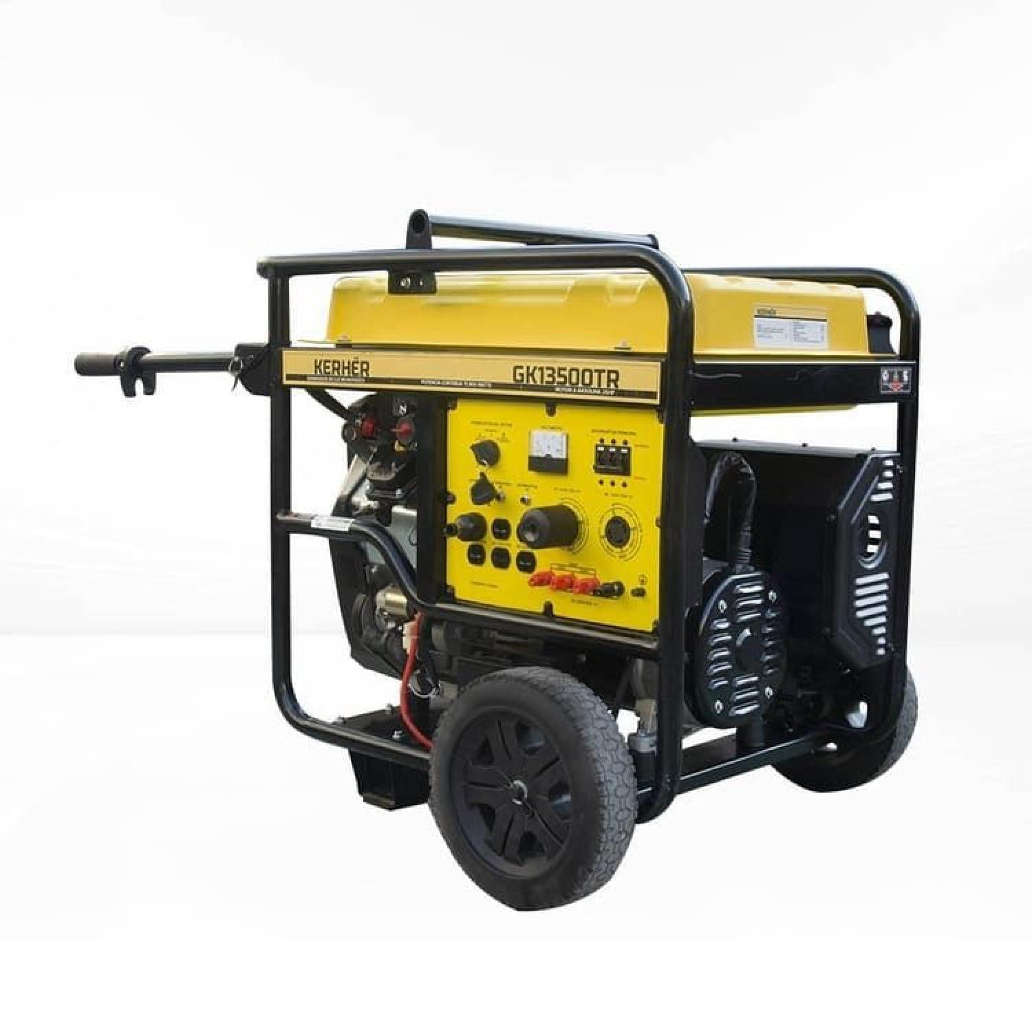 Kerher GK13500TR Generador con motor a gasolina 25 Hp.  12500 Watts Trifásico 110/220 V.