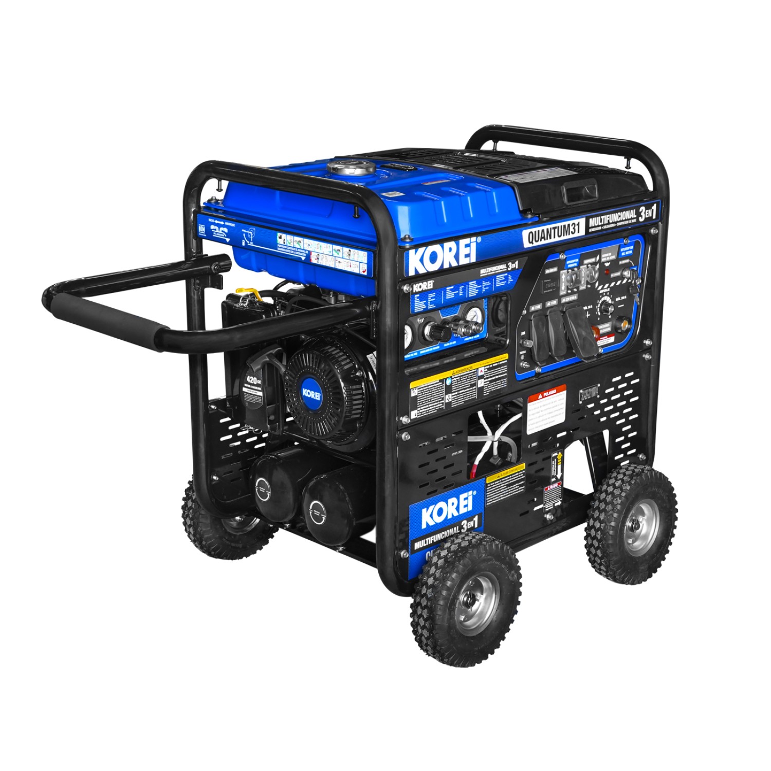 Korei QUANTUM31 Generador, compresor, soldadora  5.5 kw 220/110v