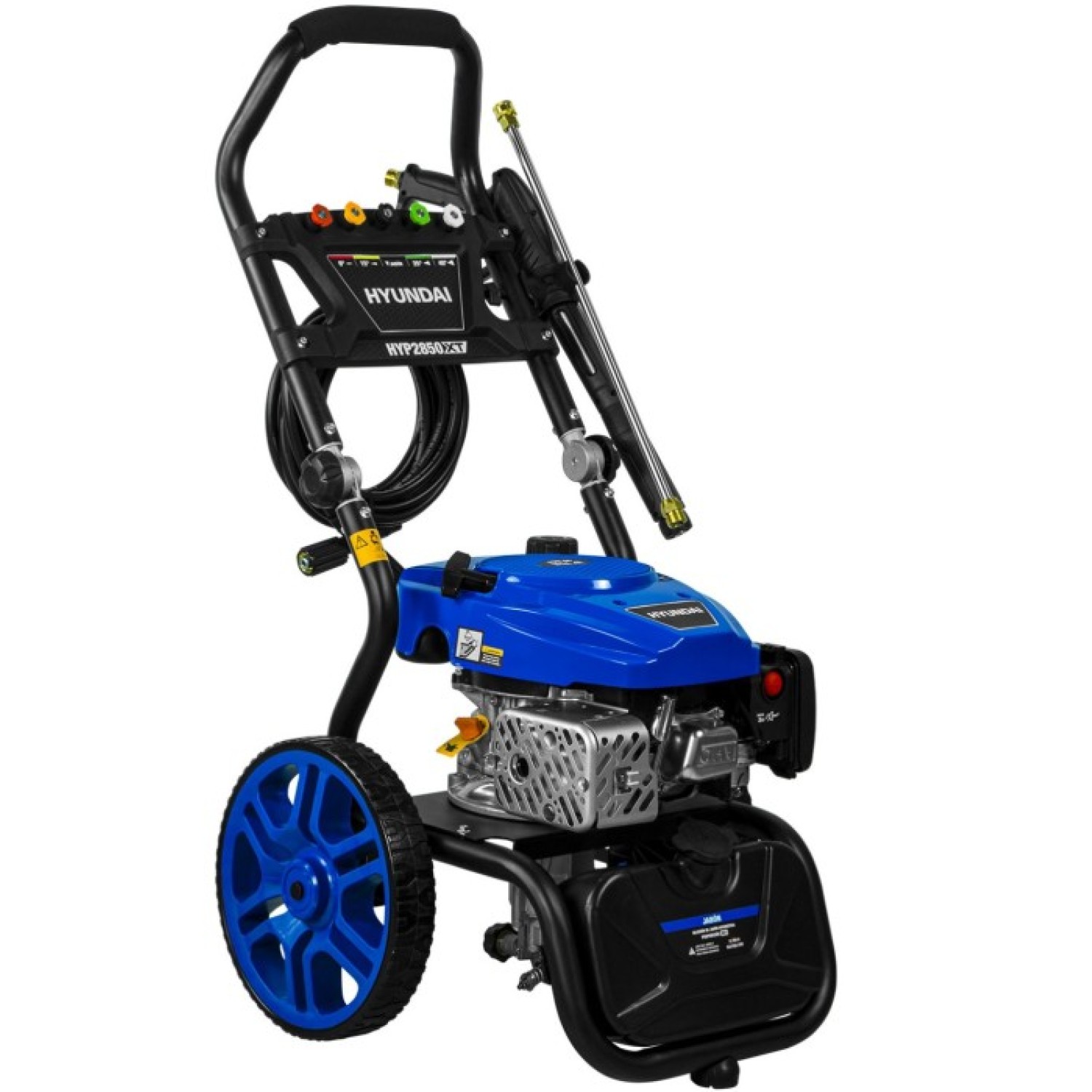 Hyundai HYP2850XT Hidrolavadora con motor a gasolina 4.5 Hp 2700 psi bomba Axial