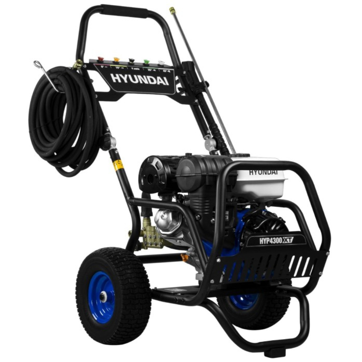 Hyundai HYP4300XT Hidrolavadora con motor a gasolina 15 Hp 4200 psi bomba Tripex