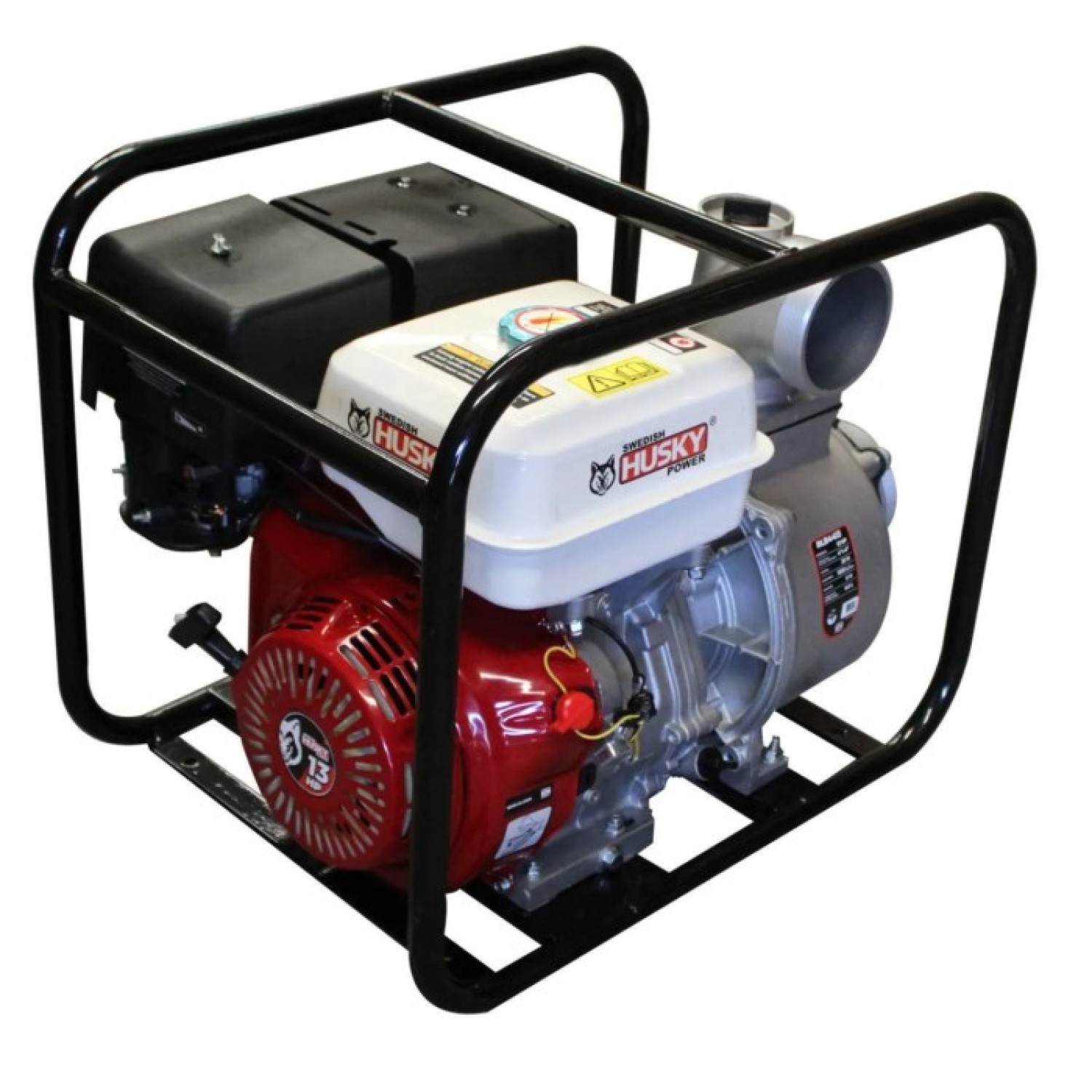 Husky RLB4413 Motobomba autocebante con motor a gasolina 13Hp 4 x 4