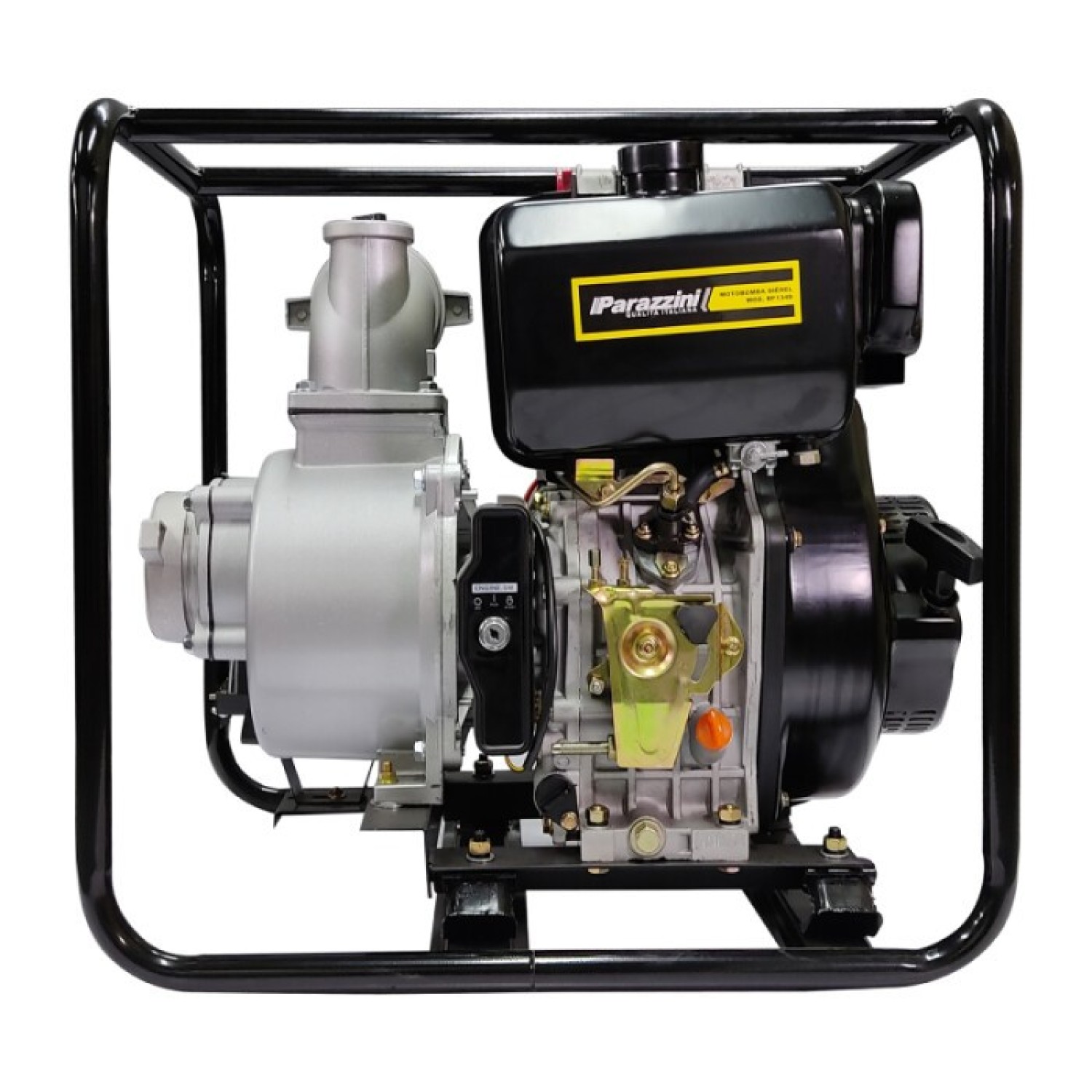 Parazzini BPC1030D Motobomba centrífuga con motor diésel 10 Hp 3x3
