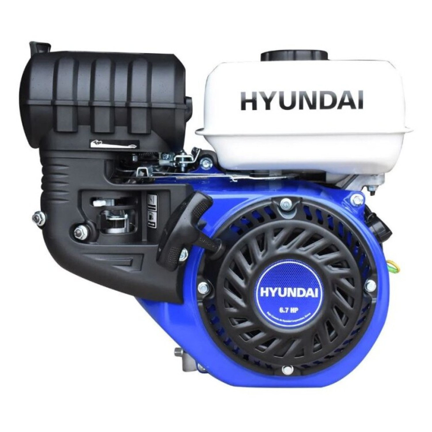 Hyundai HYGE670 Motor a gasolina 4 tiempos 6.7 Hp cigüeñal 3/4" Cuñero 3/16"