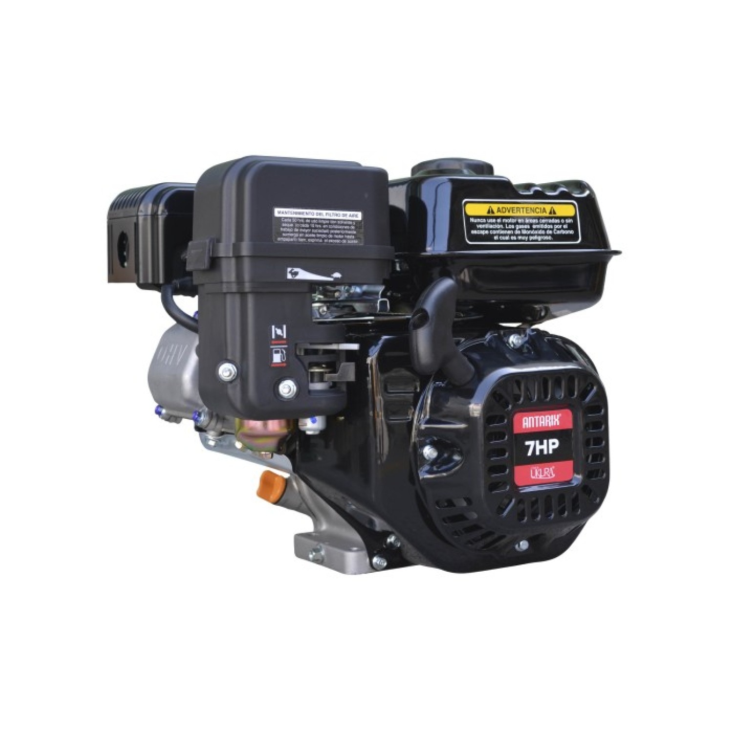 Ukura UK270C Motor a gasolina 4 tiempos 205 cc 7 Hp cigüeñal cuñero