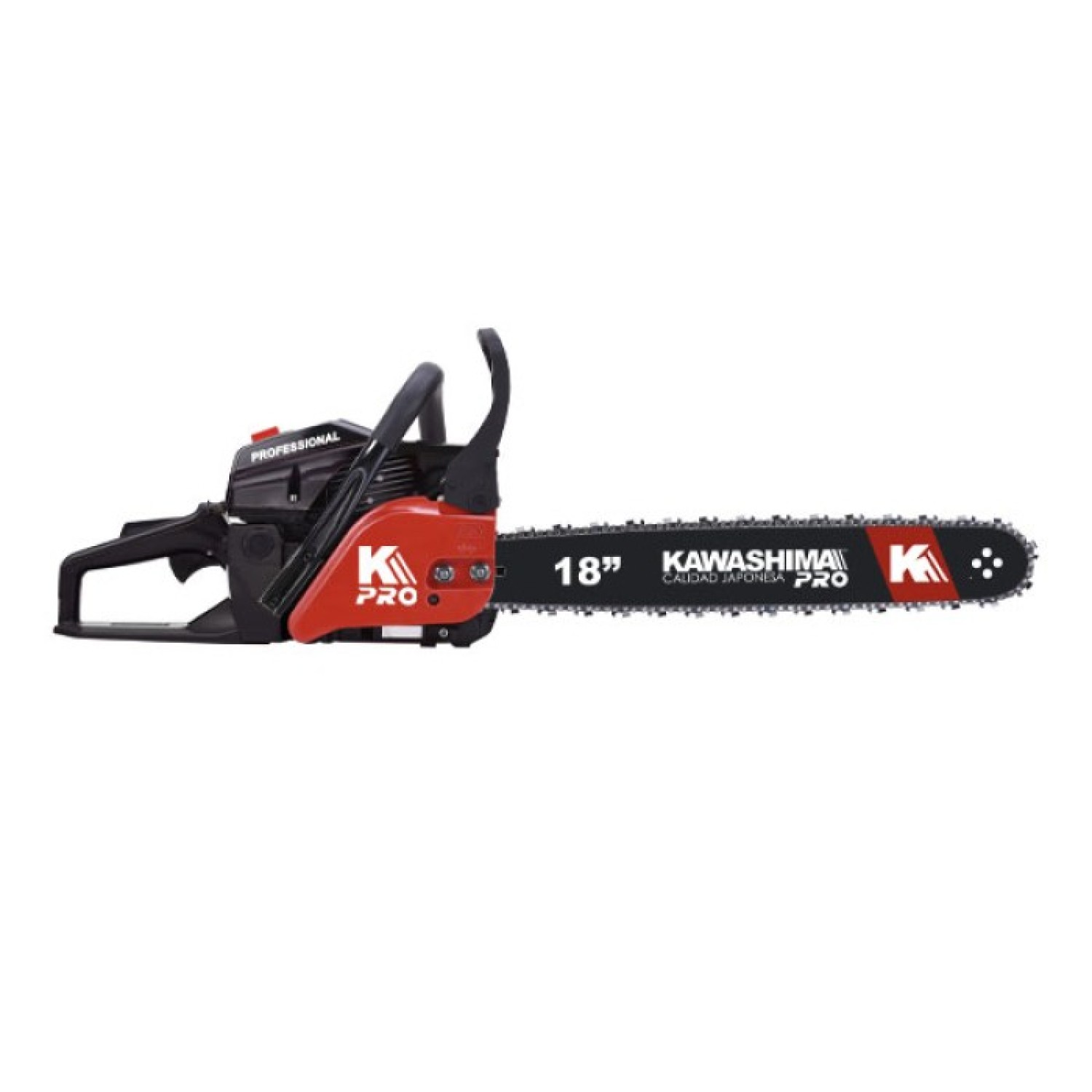 Kawashima MAKO58 Motosierra  profesional con motor 58cc barra de 18"