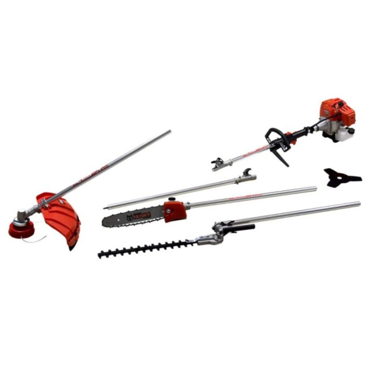 Husky HKM5226E Multifuncional 5 en 1 con motor a gasolina 2 tiempos 52 CC