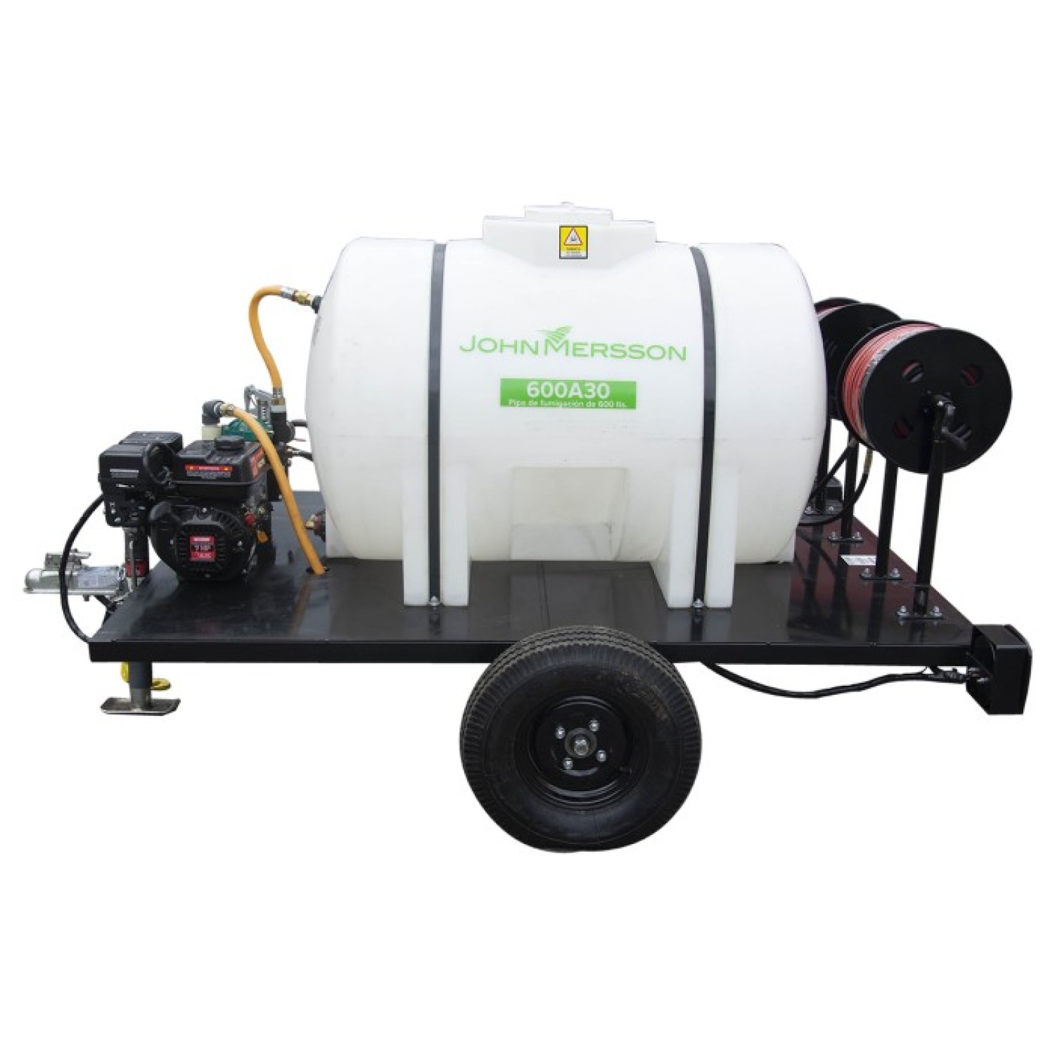 Jonh Mersson 600A30UK7 Parihuela con motor a gasolina ukura 7Hp. con tanque de 600 Lts.