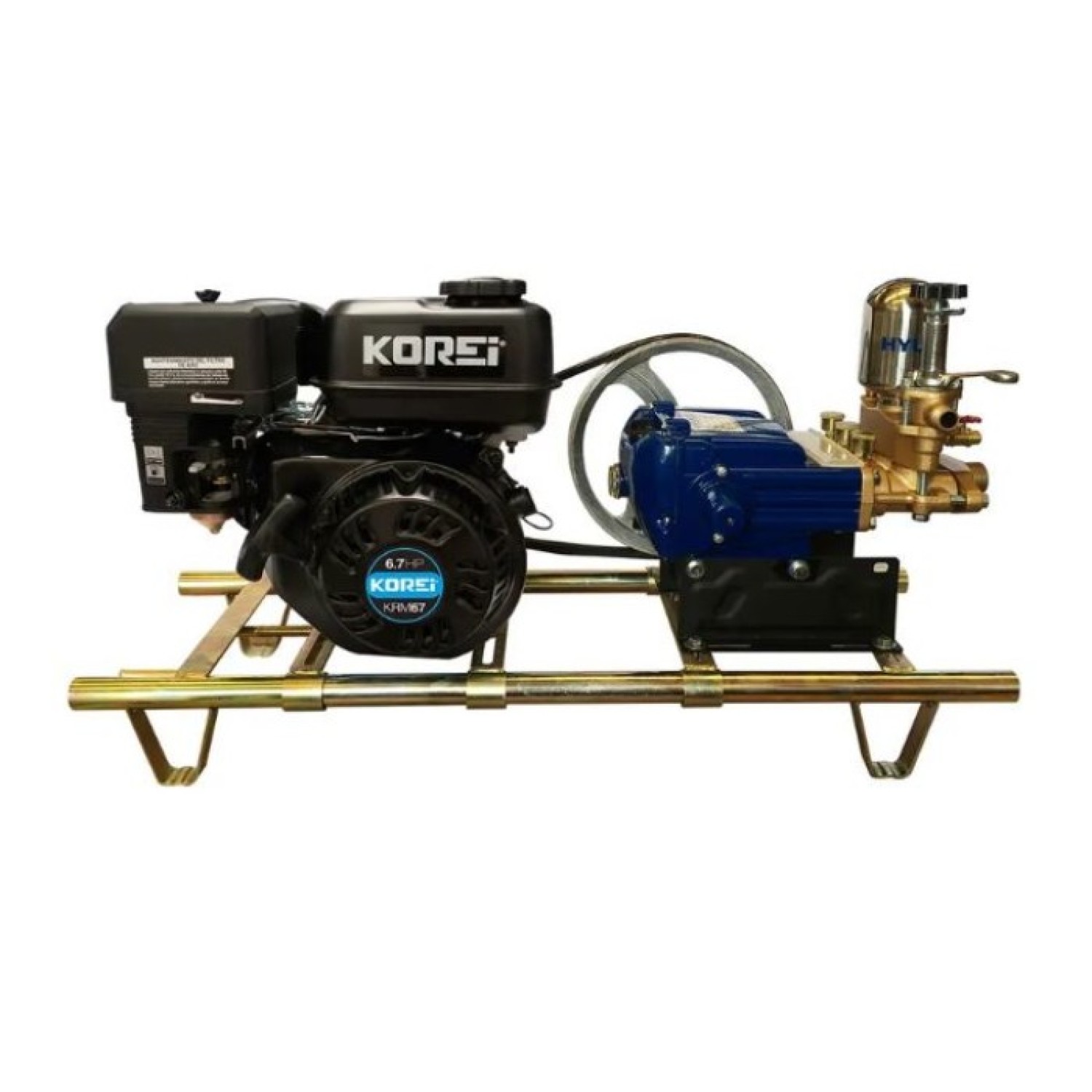 Hyundai HYD3367KPC Parihuela con motor Korei 6.7HP 45L/min pistones cerámicos