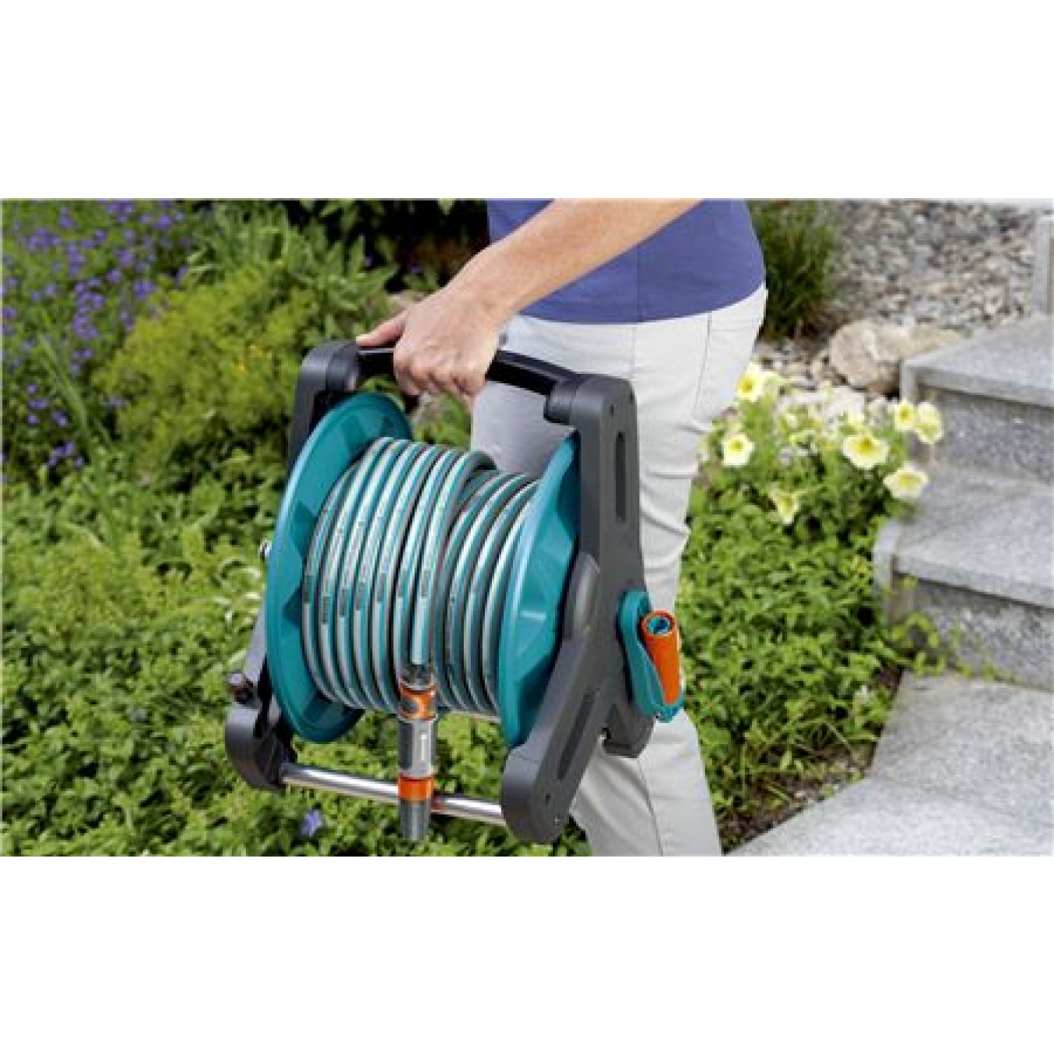 Gardena 8007-20 Portamanguera carro portatil 50