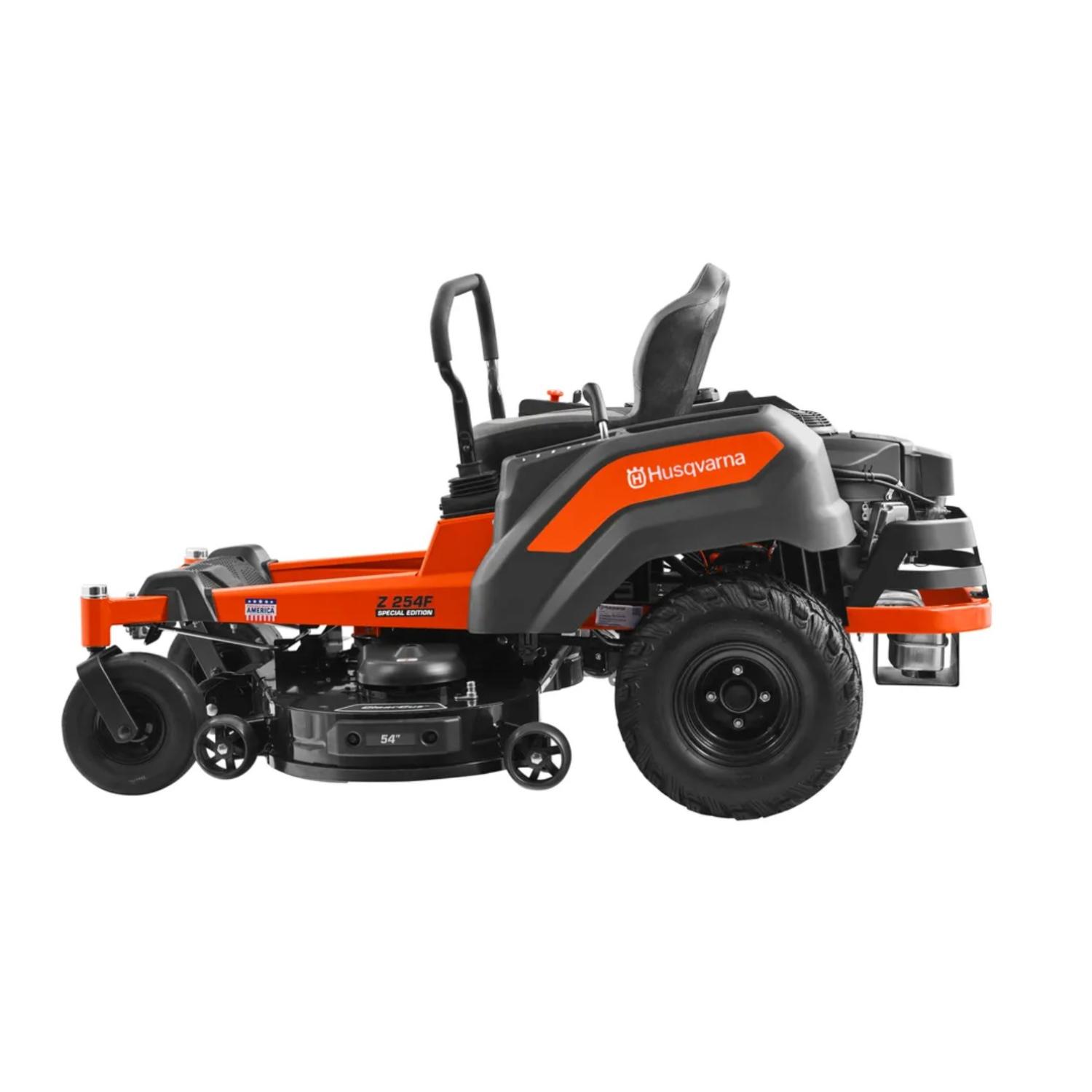 Tractopodador Giro Zero Husqvarna Z254F 54" de corte motor Kawasaki 24 Hp
