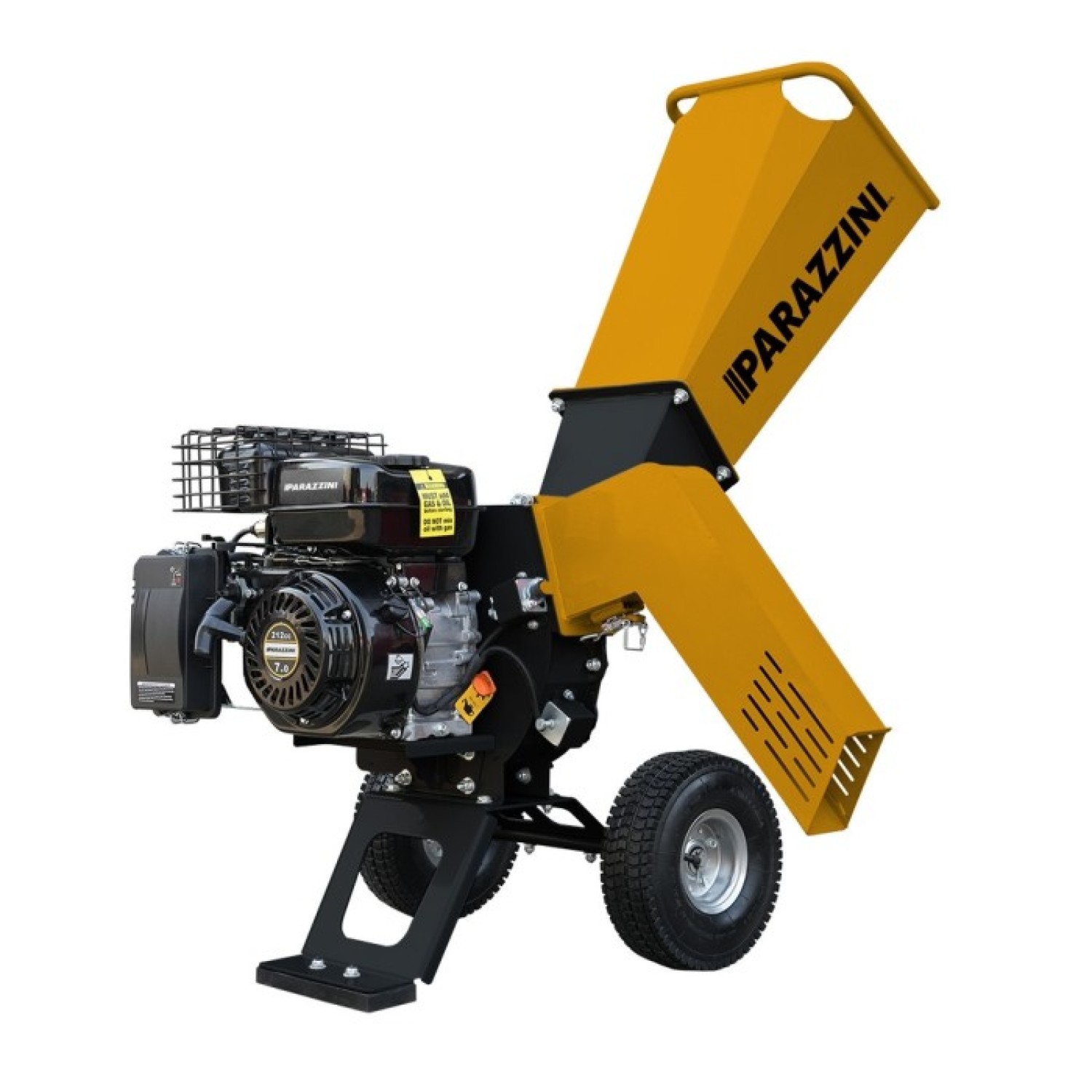 Parazzini TP71 Trituradora con motor a gasolina 7 Hp capacidad de triturado 3"